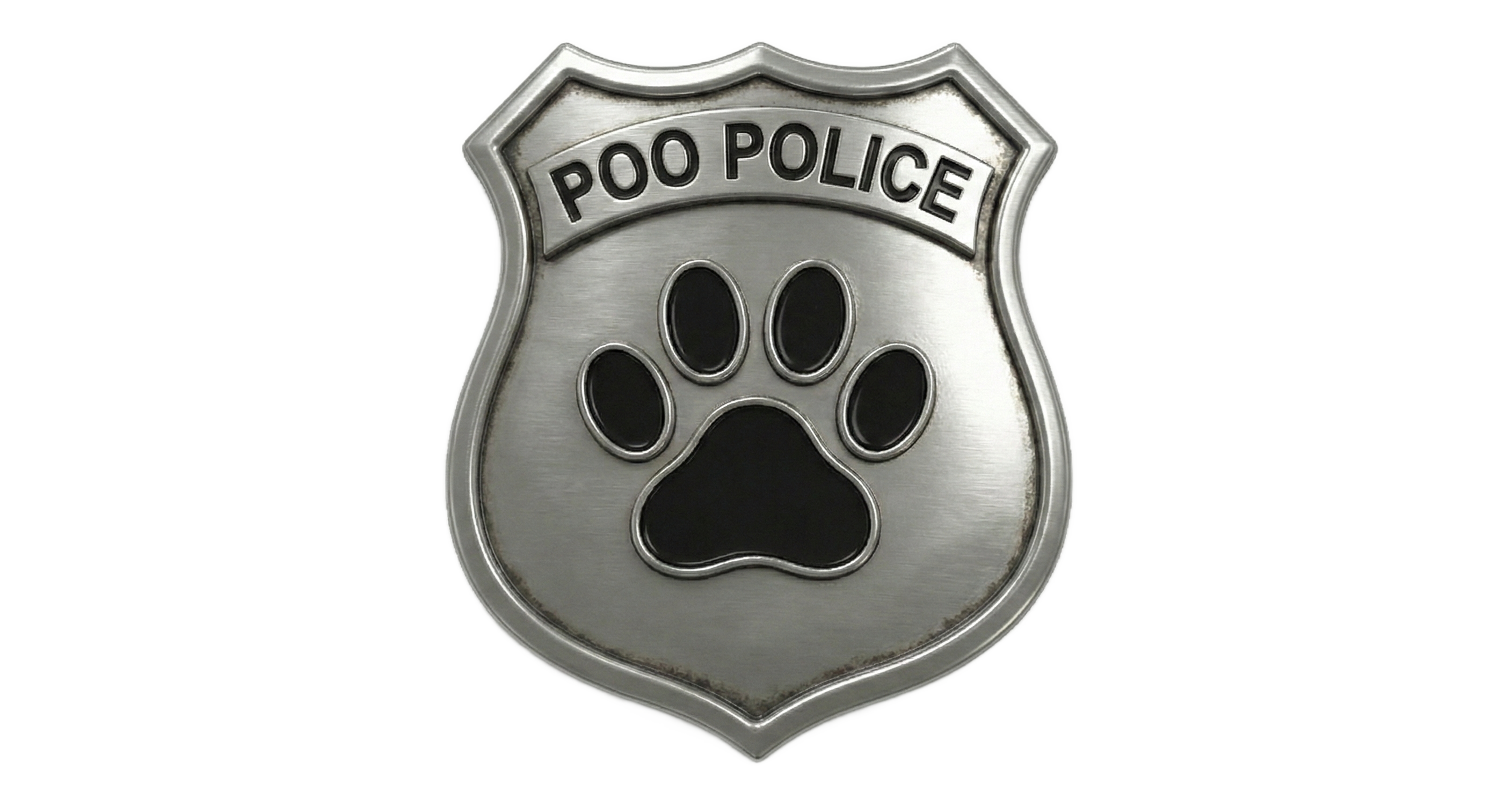 Poo Police Badge
